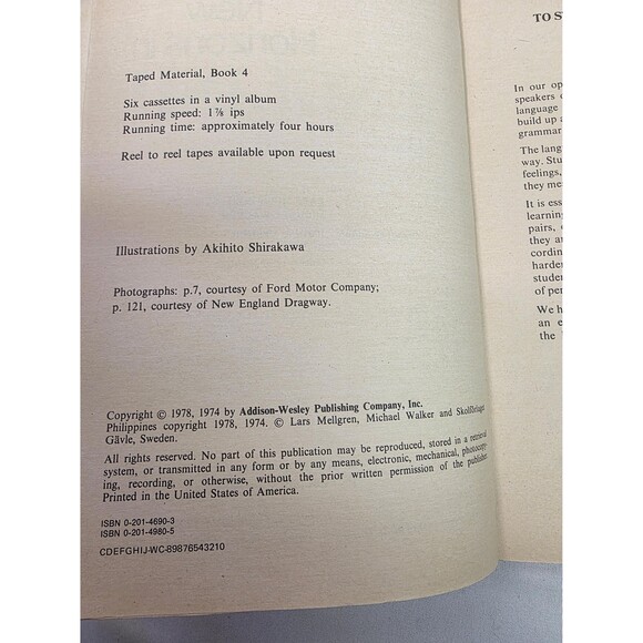 New Horizons in English 4 Rare Old Book | Collectable Book Unique Decor - Picture 4 of 6